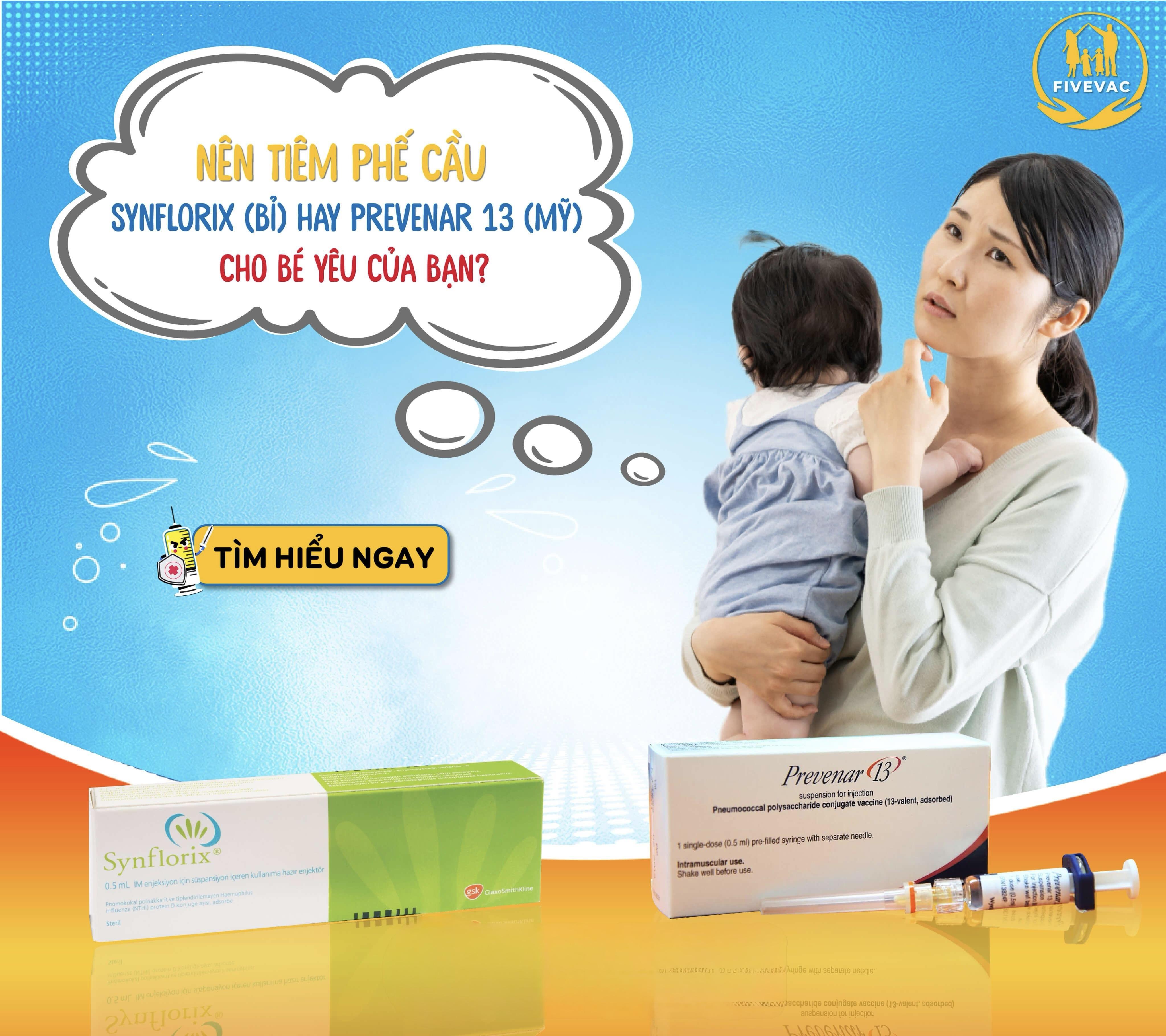 Nên Lựa Chọn Phế Cầu Synflorix Hay Prevenar 13 Cho Bé Yêu Nhà Bạn?