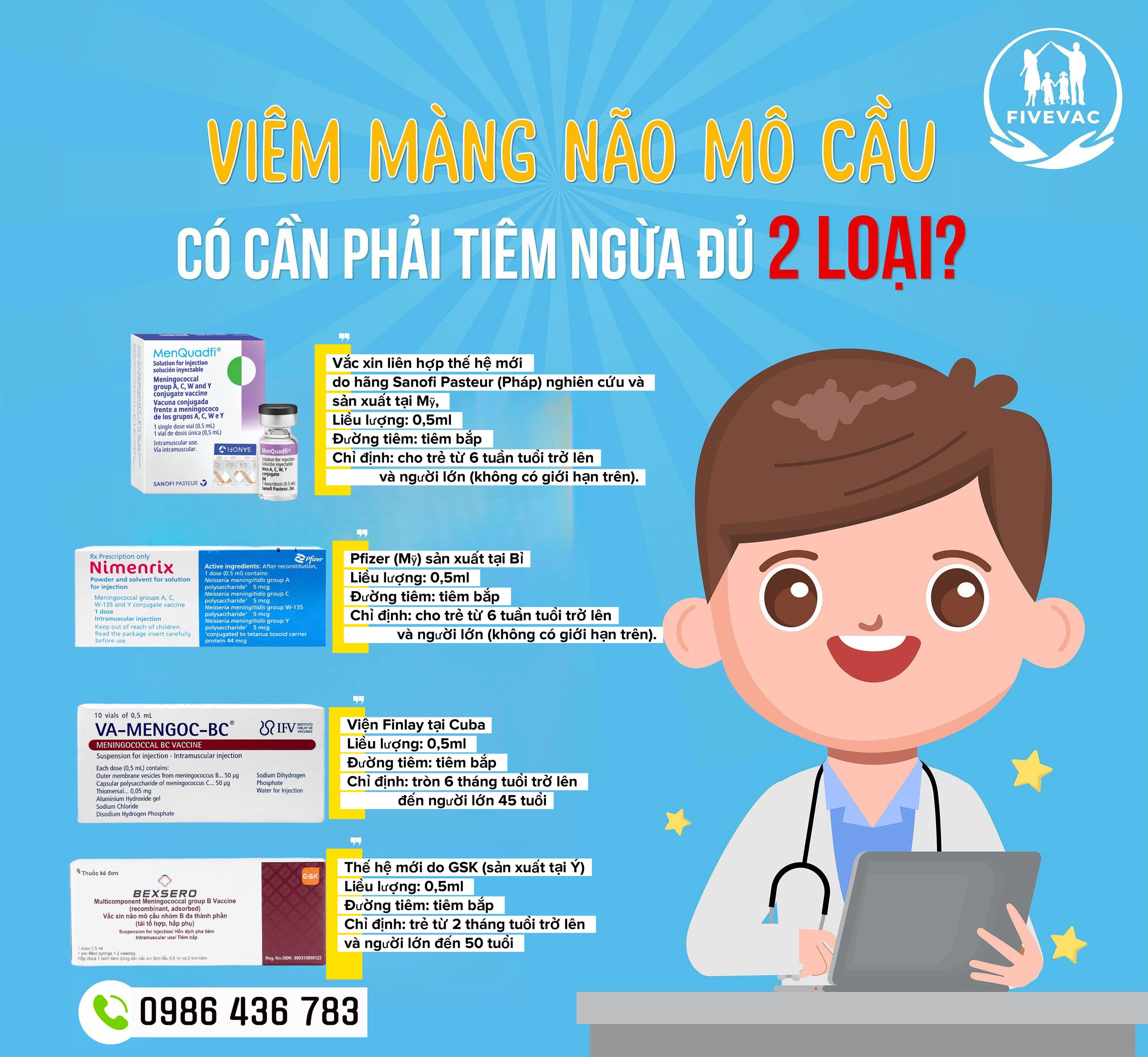 Phòng Bệnh Viêm Não Mô Cầu Có Cần Tiêm Ngừa Đủ 2 Loại Vắc Xin?