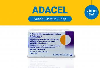 Vắc xin 3in1 ADACEL (Pháp) phòng Bạch Hầu - Ho Gà - Uốn Ván