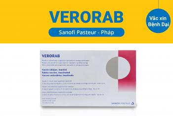 Vắc xin VERORAB (Pháp) phòng bệnh dại